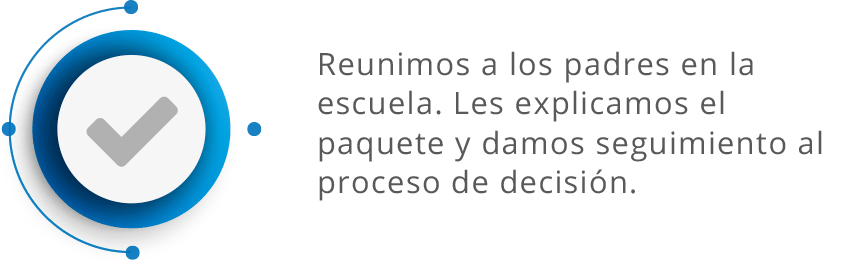 seguimiento al proceso de desición